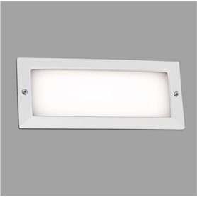 Bañador pared Led exterior FARO Barcelona 72093 STRIPE Blanco mate