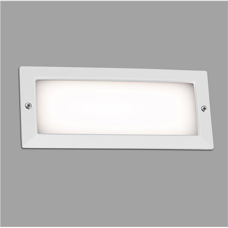 Bañador pared Led exterior FARO Barcelona 72093 STRIPE Blanco mate