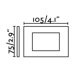 Bañador Led pared exterior FARO Barcelona 70163 SPARK Blanco mate