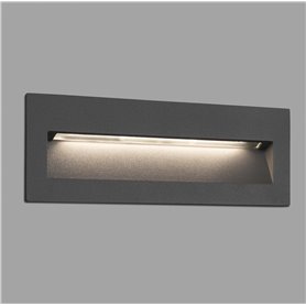 Bañador Led pared exterior FARO Barcelona 70638 NAT Gris oscuro