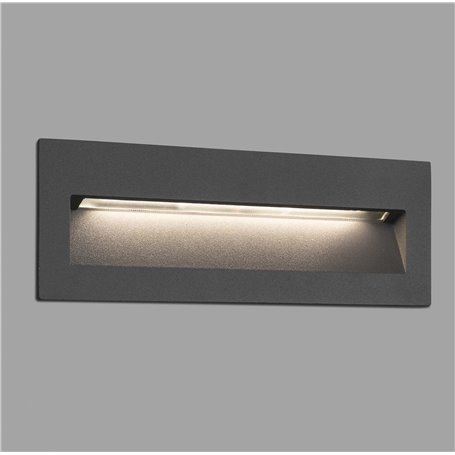 Bañador Led pared exterior FARO Barcelona 70638 NAT Gris oscuro