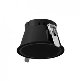 Empotrable redondo Simetrico de techo Indeluz Nok4 D04H-827-02 Negro-Negro