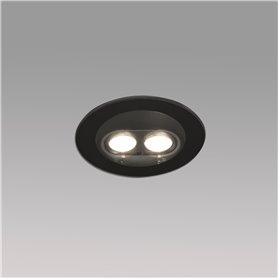 Empotrable Led exterior FARO Barcelona 71701 TRAS 2L Orientable Negro mate