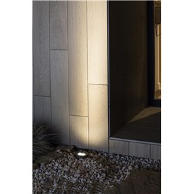 Empotrable Led exterior FARO Barcelona 71701 TRAS 2L Orientable Negro mate