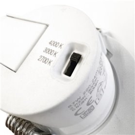 Empotrable Led Orientable 9W Indeluz Krao M Tilt 1036D-L4109B3C-01 Blanco