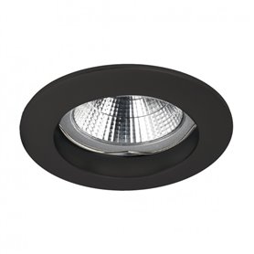 Empotrable redondo fijo Indeluz Nix Round 780A-G42X1B-02 Negro