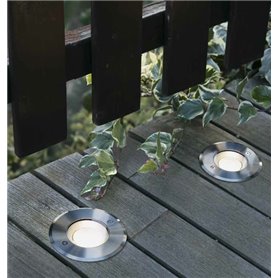 Empotrable Led exterior FARO Barcelona 70593N SURIA 180 Inox 60º