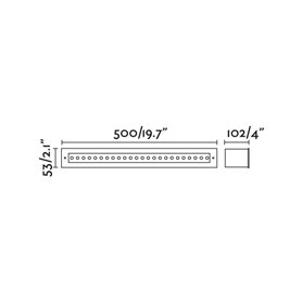 Empotrable Led exterior FARO Barcelona 71732 FALLS 500 Orientable Inox 25º