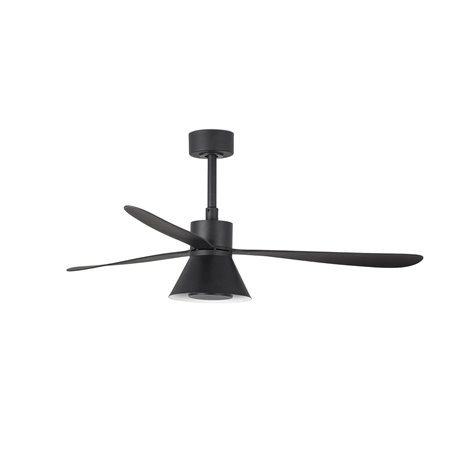 Ventilador Led de techo FARO Barcelona 33761-23 AMELIA Negro/Negro