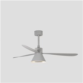 Ventilador Led de techo FARO Barcelona 33762-24 AMELIA Gris/Gris con motor DC