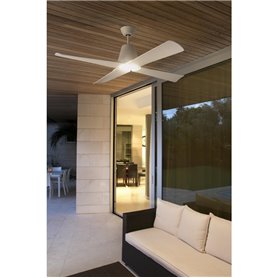Ventilador Led de techo Faro Barcelona 33480-14 TYPHOON Led Blanco