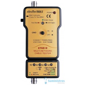 Comprobador Electro Tools de cables de datos y cable coaxial ET6810