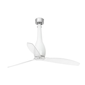Ventilador de techo Faro Barcelona 32000 ETERFAN blanco brillo/transparente