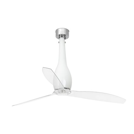 Ventilador de techo Faro Barcelona 32000 ETERFAN blanco brillo/transparente