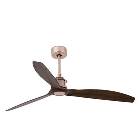 Ventilador de techo FARO 33399 JUSTFAN Cobre/nogal