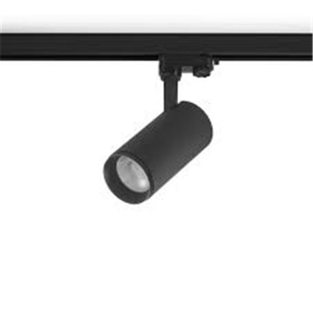 Proyector para carril 36º Indeluz 997A-L3825B30-02 Amy 25w 827 Negro