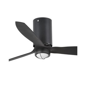 Ventilador Led de techo FARO 32043-10 MINI TUBE FAN LED Negro Mate/ Negro