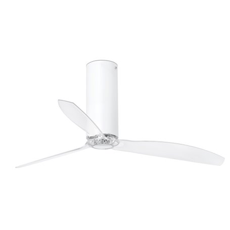 Ventilador de techo FARO 32034 TUBE FAN blanco mate/transparente