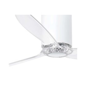 Ventilador de techo FARO 32034 TUBE FAN blanco mate/transparente