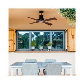 Ventilador de techo Faro Barcelona 33481-7 WINCHE Led negro