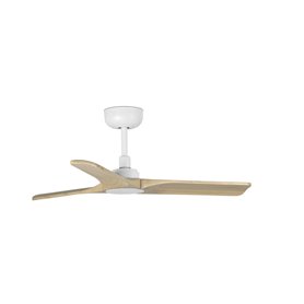 Ventilador de techo FARO Barcelona 33805 HEYWOOD Blanco/Arce 