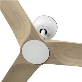 Ventilador de techo FARO Barcelona 33805 HEYWOOD Blanco/Arce 