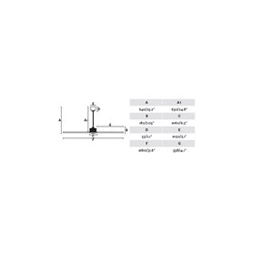 Ventilador de techo FARO Barcelona 33424 JUSTFAN negro mate