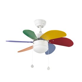 Ventilador de techo Faro Barcelona 33179 Palao Multicolor