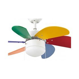 Ventilador de techo Faro Barcelona 33179 Palao Multicolor