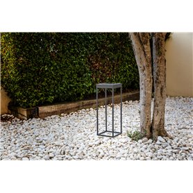 Lampara portatil Jardin Faro Barcelona KASP LED H50 71913 Negro mate