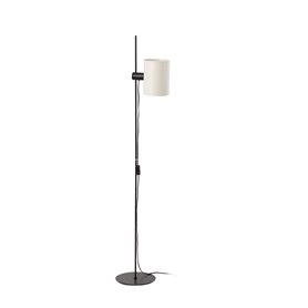 Lampara pie de salon Faro Barcelona Guadalupe 20034-80 Negro/Beige