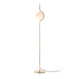 Lampara pie de salon Faro Barcelona LE VITA 29693D oro