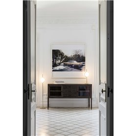 Lampara pie de salon Faro Barcelona LE VITA 29693D oro