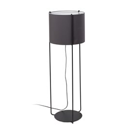 Lampara pie de salon Faro Barcelona Drum 24023-34 Negro/Gris