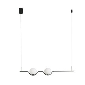 Lampara colgante Faro Barcelona LE VITA 29696 Negro mate