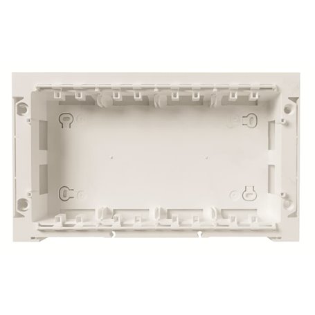 Caja de superficie 4 Columnas Niessen T1194 BL Blanco