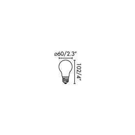 Bombilla Led A60 17485 FARO E27 8w 2700K 360º 900Lm