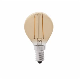 Bombilla Led decorativa G45 17413 FARO E14 2w 2200K 360º 160Lm ambar
