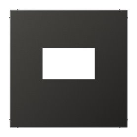 Placa central tapa USB JUNG AL1969USBAN serie LS Antracita