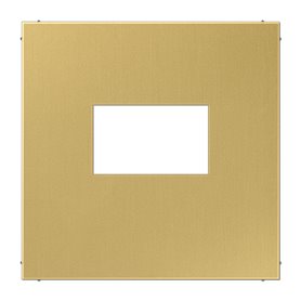 Placa central tapa USB JUNG ME1969USBC serie LS Laton classic