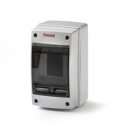 Caja Famatel 4 modulos estanca IP65 modelo Acqua 3902-T