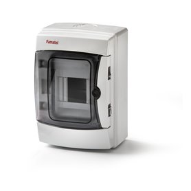 Caja Famatel 4 modulos estanca IP65 modelo Acqua 3904-T
