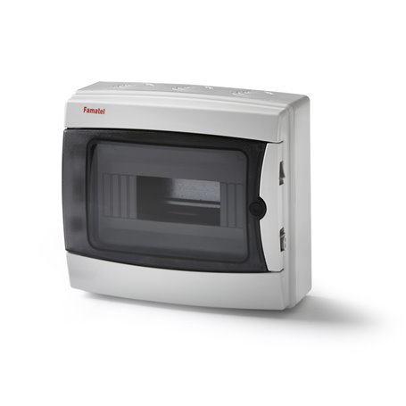 Caja Famatel 8 modulos estanca IP65 modelo Acqua 3908-T