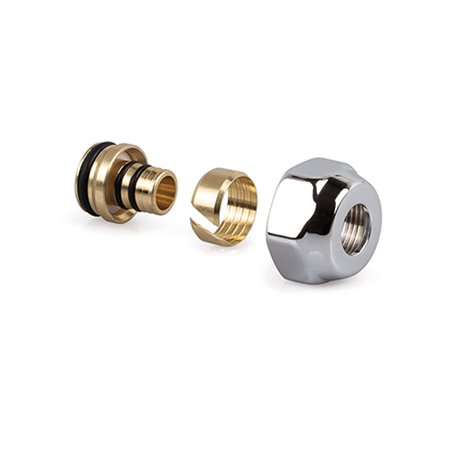 Adaptador tubos multicapa ROINTE VTIAM03 cromo medida 20x2 mm