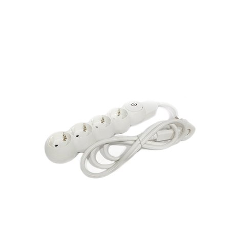 Base multiple 4 tomas con interruptor QRB 180003 16A 250V