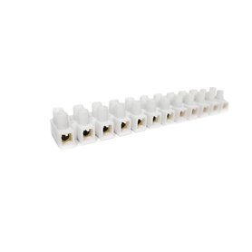 Regleta conexion 25mm2 380V 12 polos QRB 180048 PP Blanco