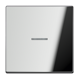 Tecla simple con visor Jung Home serie LS GCR101KO5 JUNG Cromo brillo