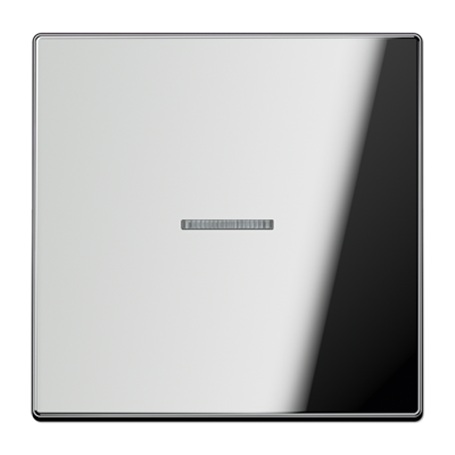 Tecla simple con visor Jung Home serie LS GCR101KO5 JUNG Cromo brillo