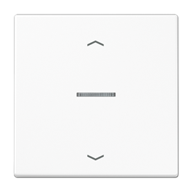 Tecla simple con visor y flechas Jung Home serie LS LS101KO5PWW JUNG Blanco alpino brillo