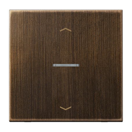 Tecla simple con visor y flechas Jung Home serie LS ME101KO5PAT JUNG Laton antik